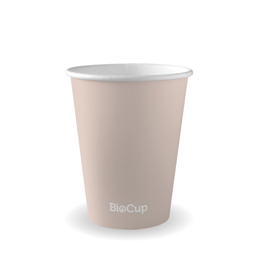 390ml / 12oz (90mm) Stone Single Wall BioCup 1