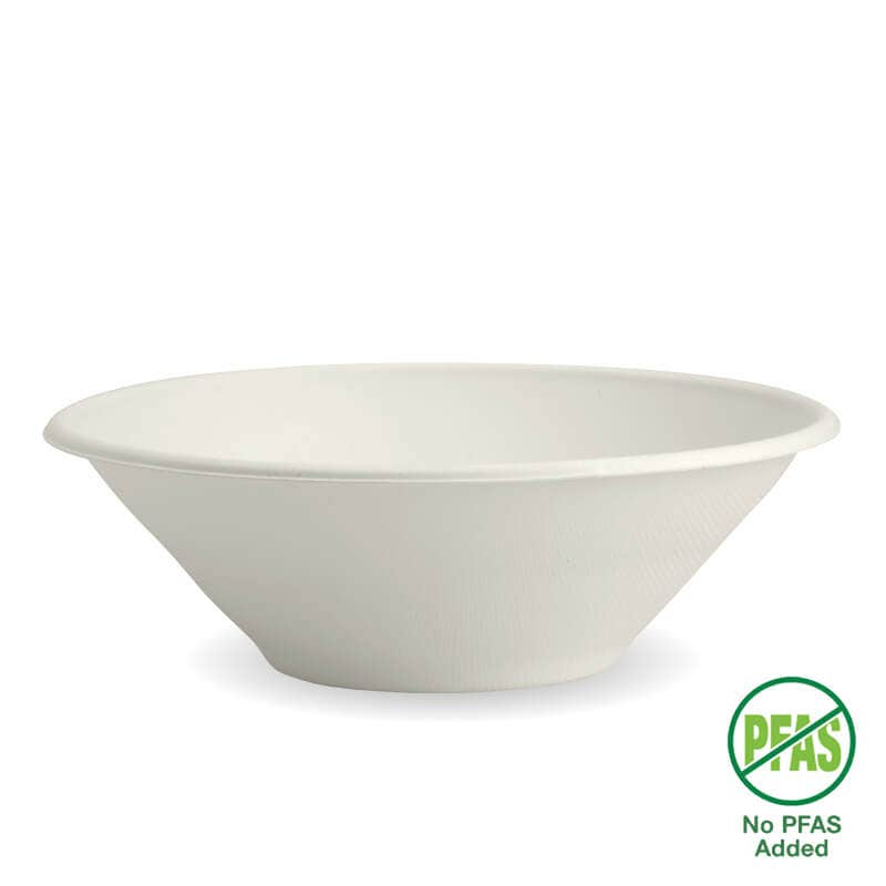 940ml / 32oz White Plant Fibre BioBowl