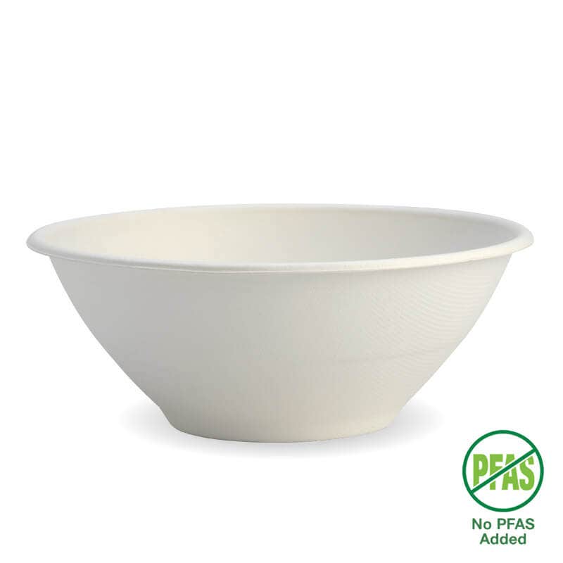 1,180ml / 40oz White Plant Fibre BioBowl