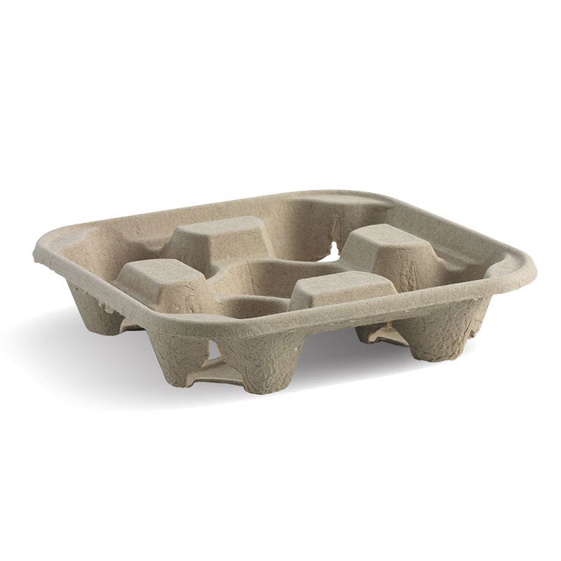 4-Cup Pulp BioCup Tray 1
