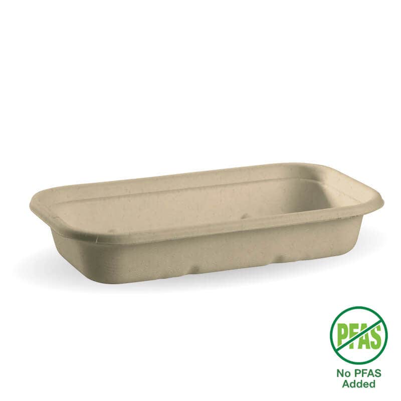 750ml Natural Plant Fibre Takeaway Base 1