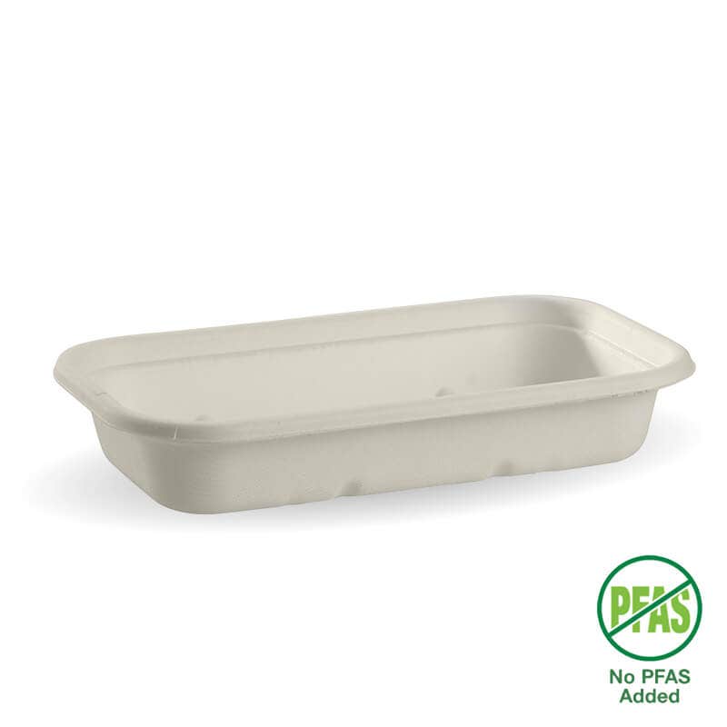 750ml White Plant Fibre Takeaway Base 1