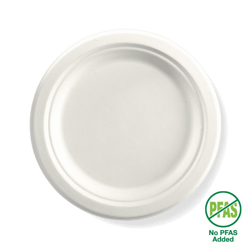 23cm / 9" Round Plant Fibre Plates 1