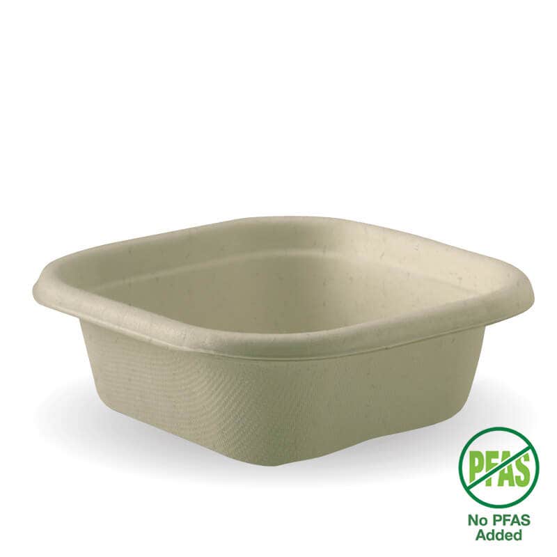 280ml Natural Plant Fibre Takeaway Base 1