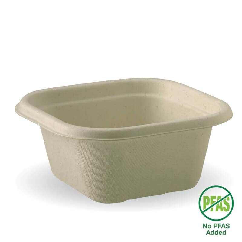 480ml Natural Plant Fibre Takeaway Base 1