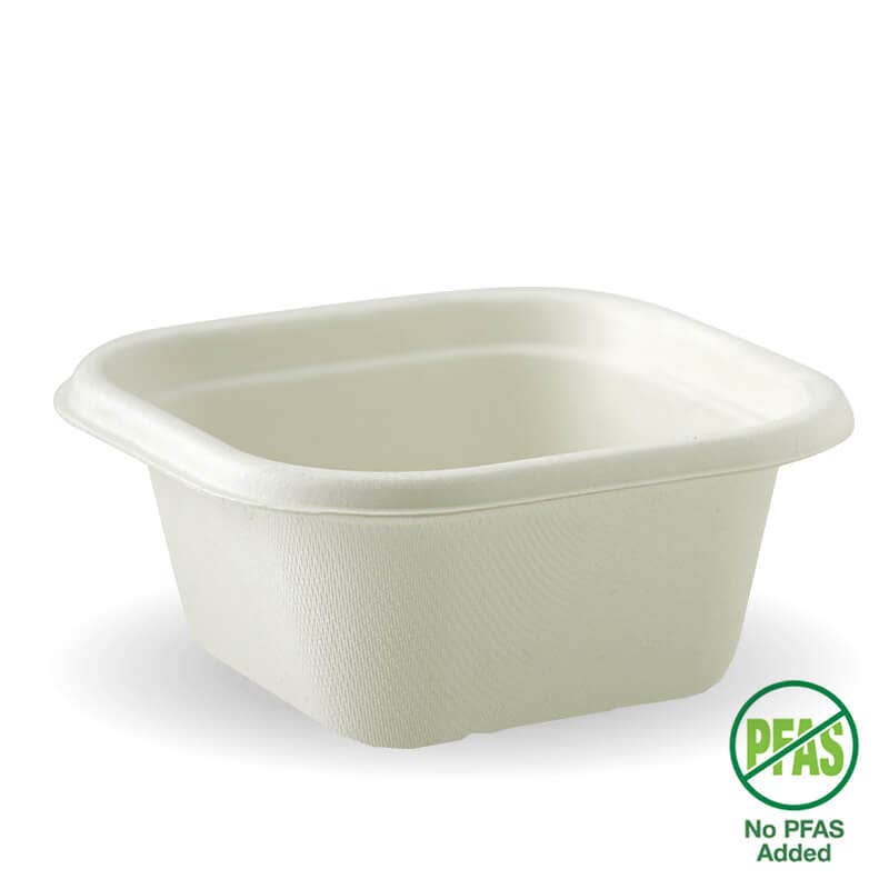 480ml White Plant Fibre Takeaway Base