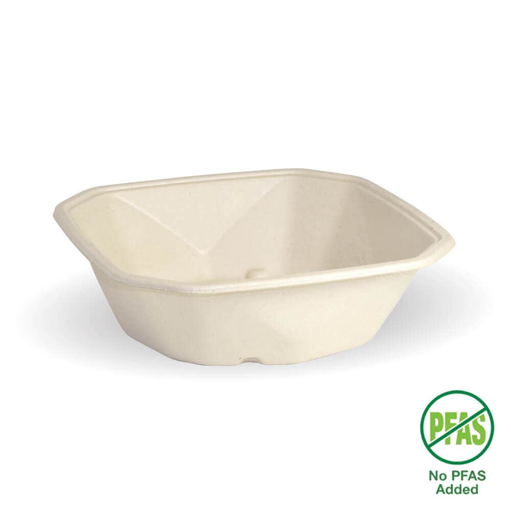 750ml Natural Plant Fibre Octa Takeaway Base 1
