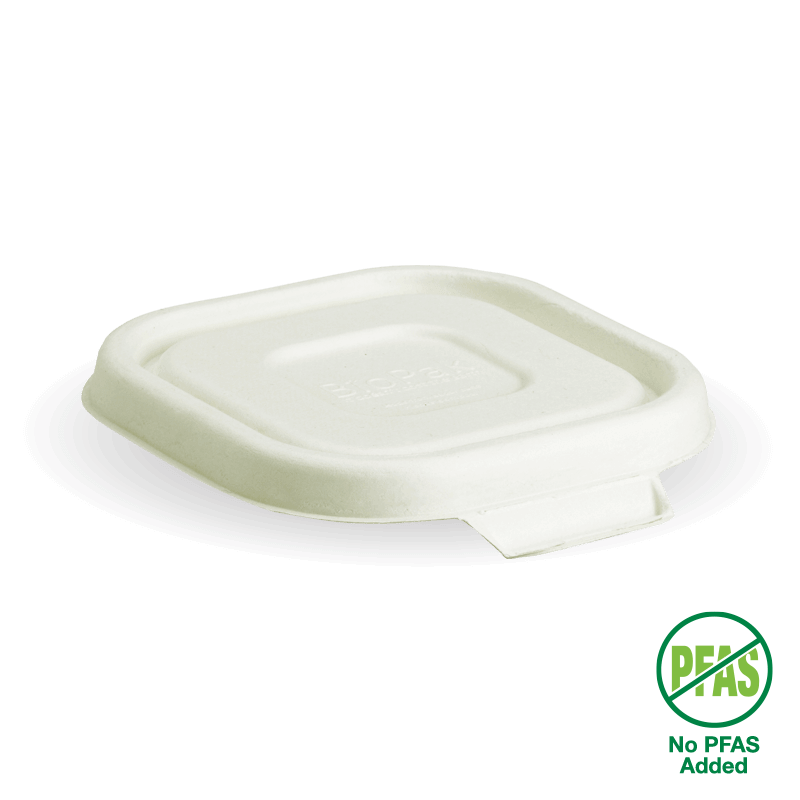 280-630ml White Plant Fibre Takeaway Lid 1