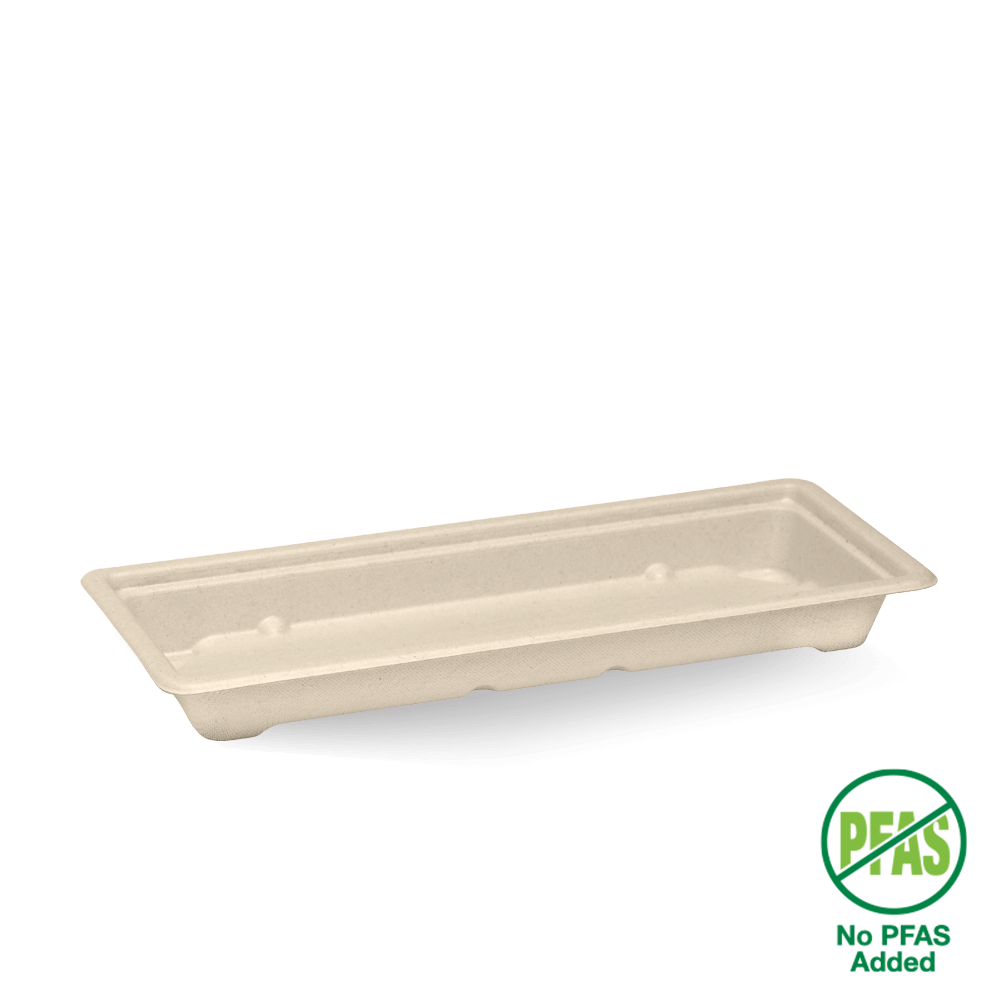 Long Plant Fibre Sushi Tray 1