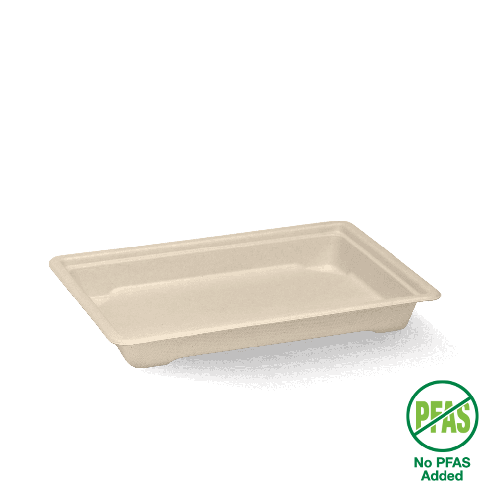 Medium Plant Fibre Sushi Tray 1