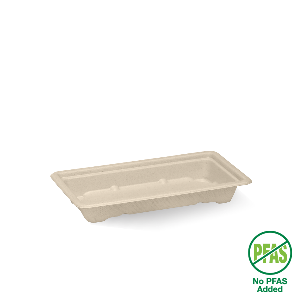 Small Plant Fibre Sushi Tray 1