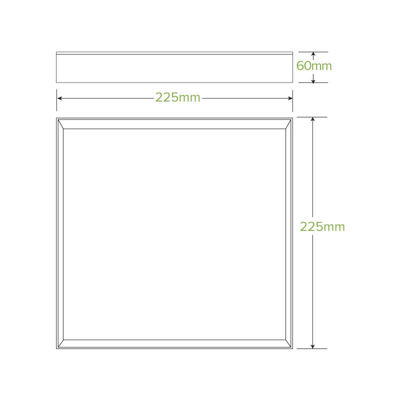 Small BioBoard Catering Tray Base 2
