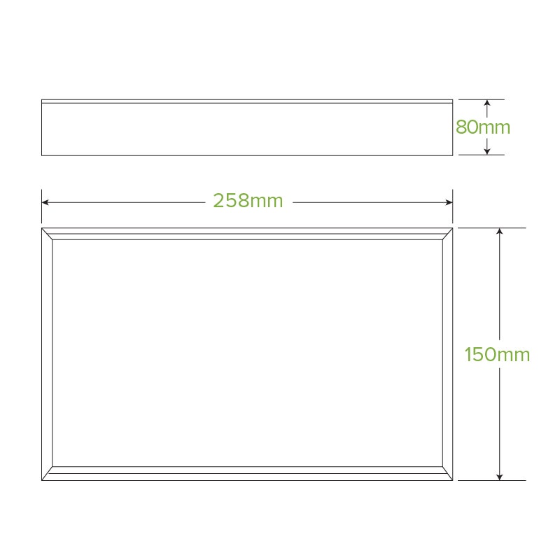 Extra Small BioBoard Catering Tray Base 2