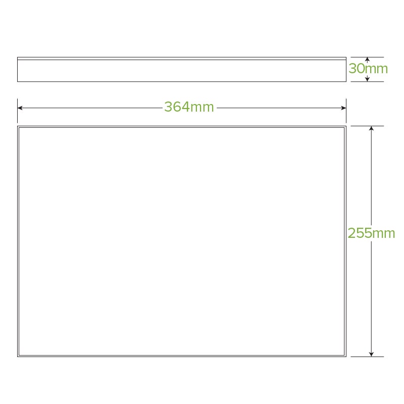 Medium BioBoard Catering Tray Lid 2