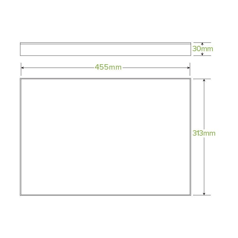 Extra Large BioBoard Catering Tray Lid 2