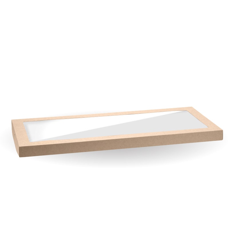Large BioBoard Catering Tray PLA Window Lid 1