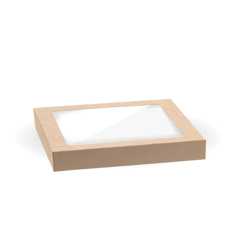 Small BioBoard Catering Tray PLA Window Lid 1