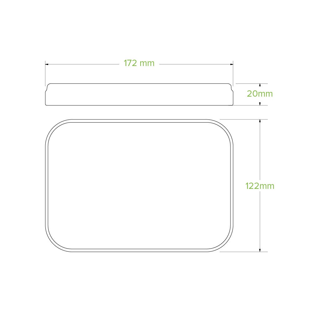 500-1,000ml Kraft Paper BioBoard Takeaway Lid 2