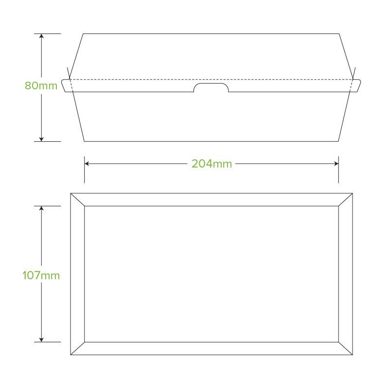 Large Snack BioBoard White Box 2