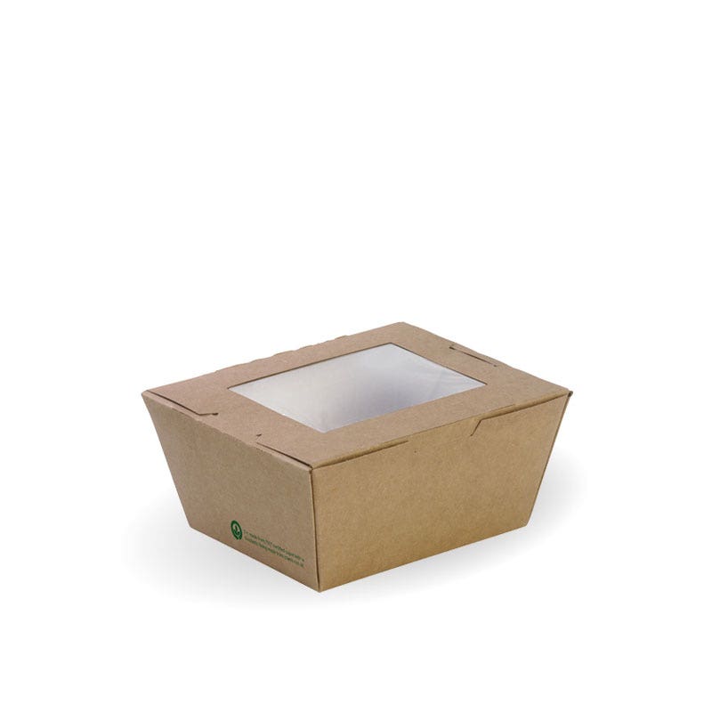 Small BioBoard Lunch Box With Window 1