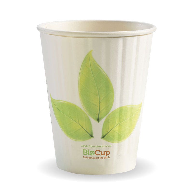 390ml / 12oz (90mm) Leaf Double Wall BioCup 1