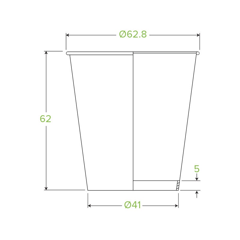 120ml / 4oz (63mm) Art Series Single Wall BioCup 2
