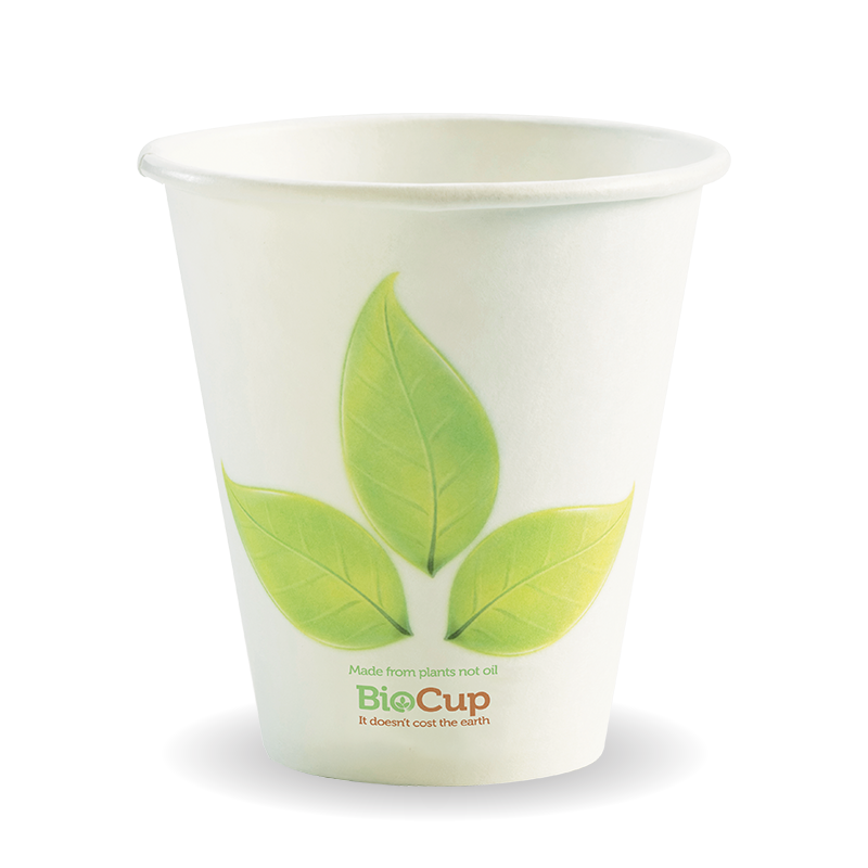 280ml / 8oz (90mm) Leaf Single Wall BioCup 1