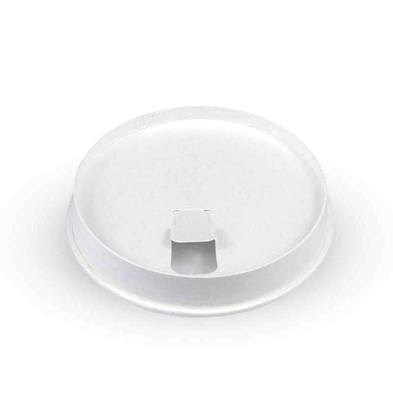 80mm Small Paper Flat BioCup Lid 1