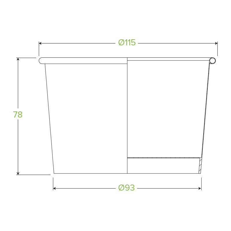 550ml / 16oz Kraft BioBowl 2