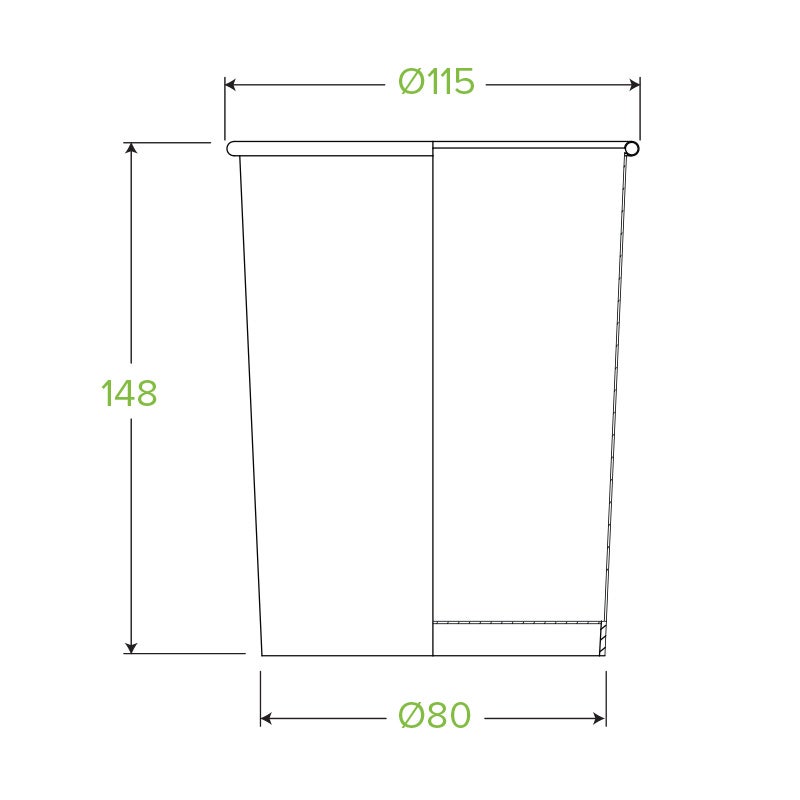 950ml / 32oz Kraft BioBowl 2