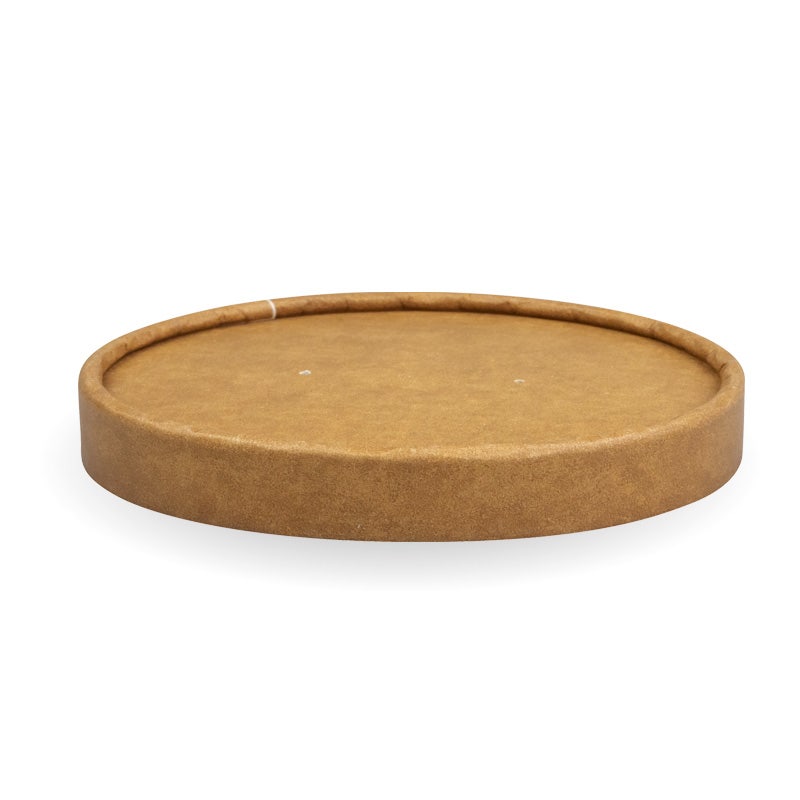 430-950ml / 12-32oz Kraft Paper BioBowl Lid 1