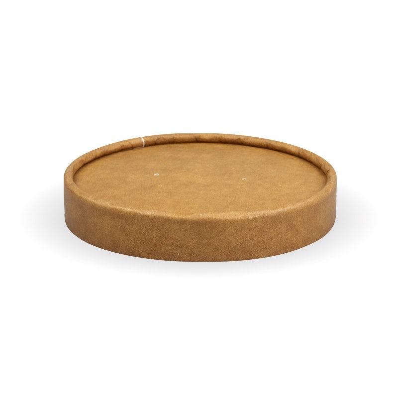250ml / 8oz Kraft Paper BioBowl Lid 1