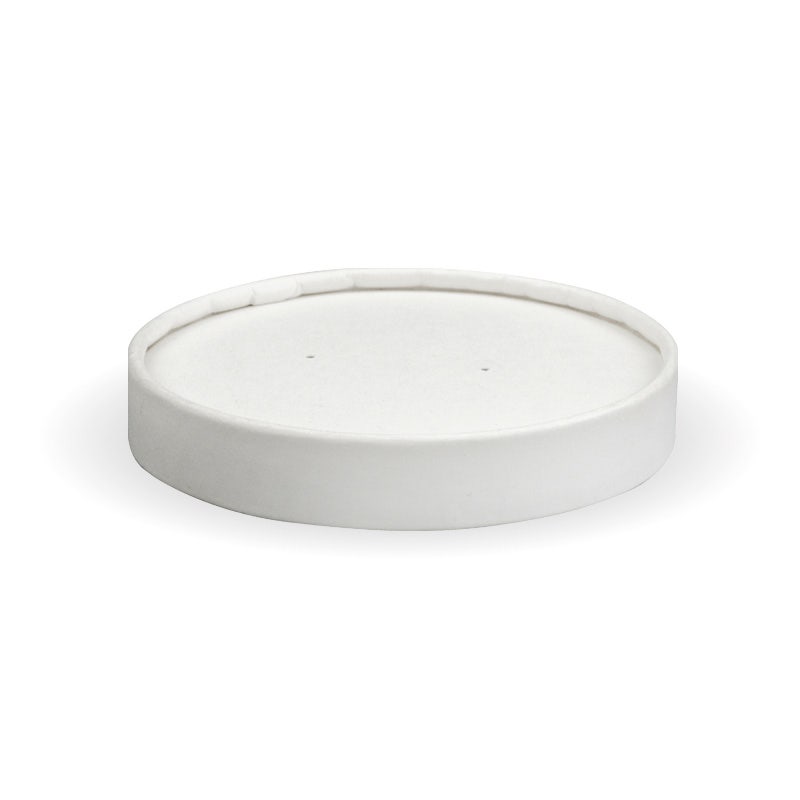 250ml / 8oz White Paper BioBowl Lid 1