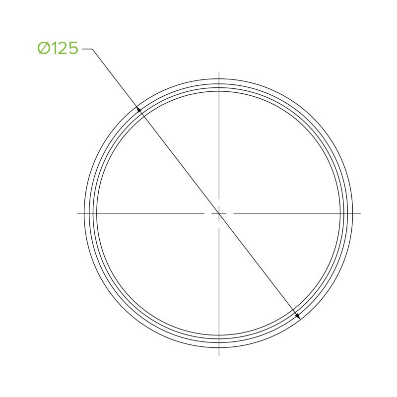 240-960ml Clear BioBowl Lid 2
