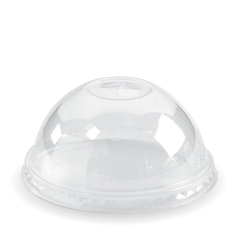 300-700ml Dome X-Slot Lid Clear BioCup Lid 1