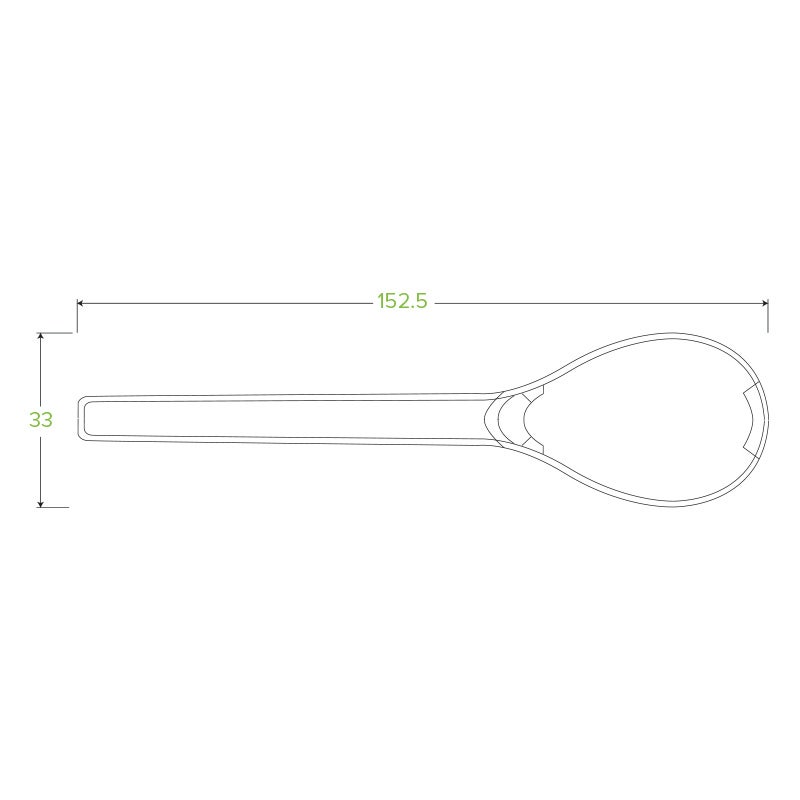 15cm / 6" PLA Spoon 2