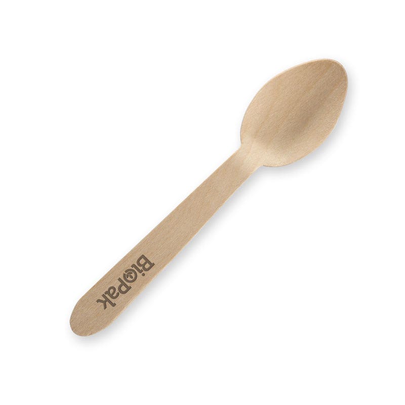 10cm Wood Teaspoon 1