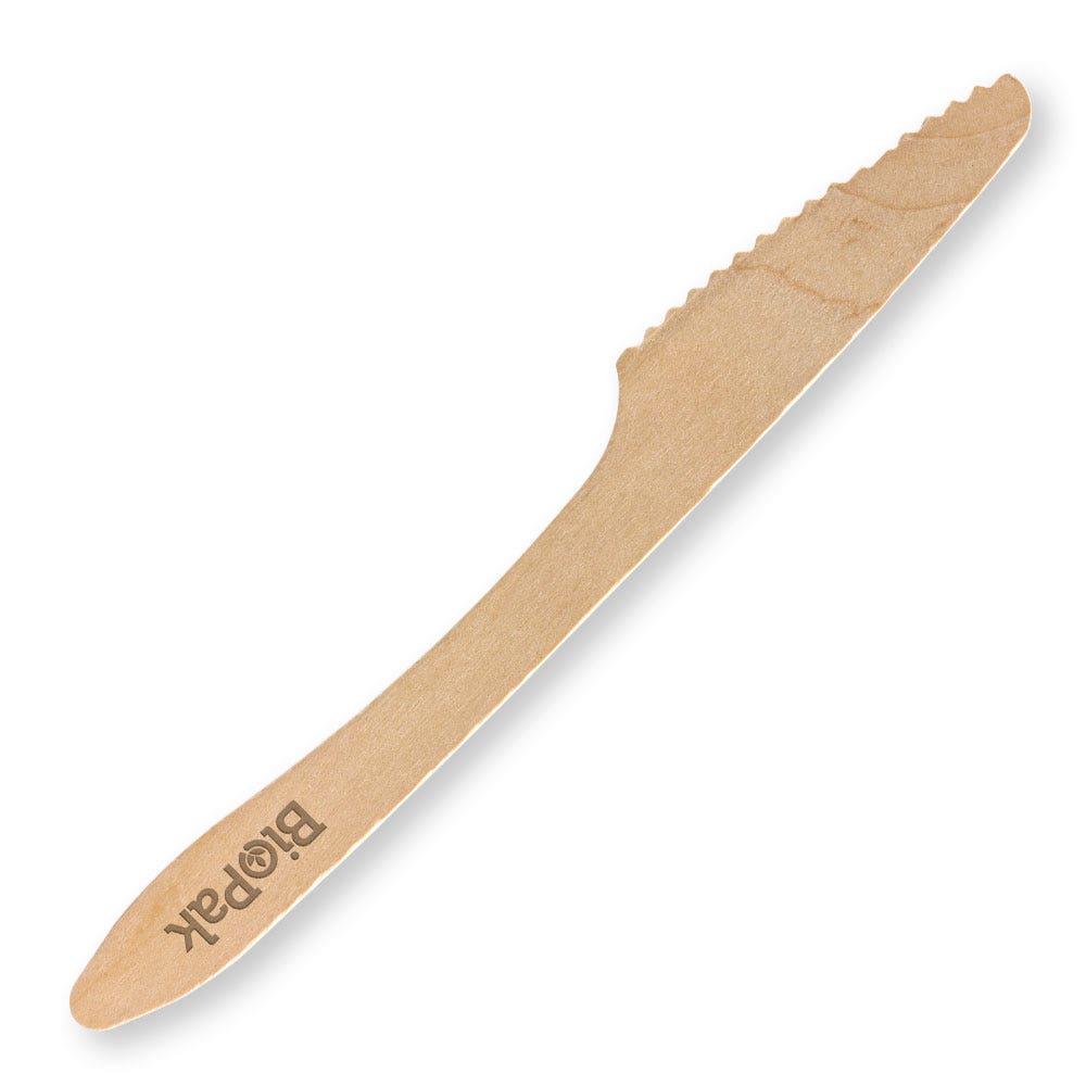 19cm Coated Wood Knife 1