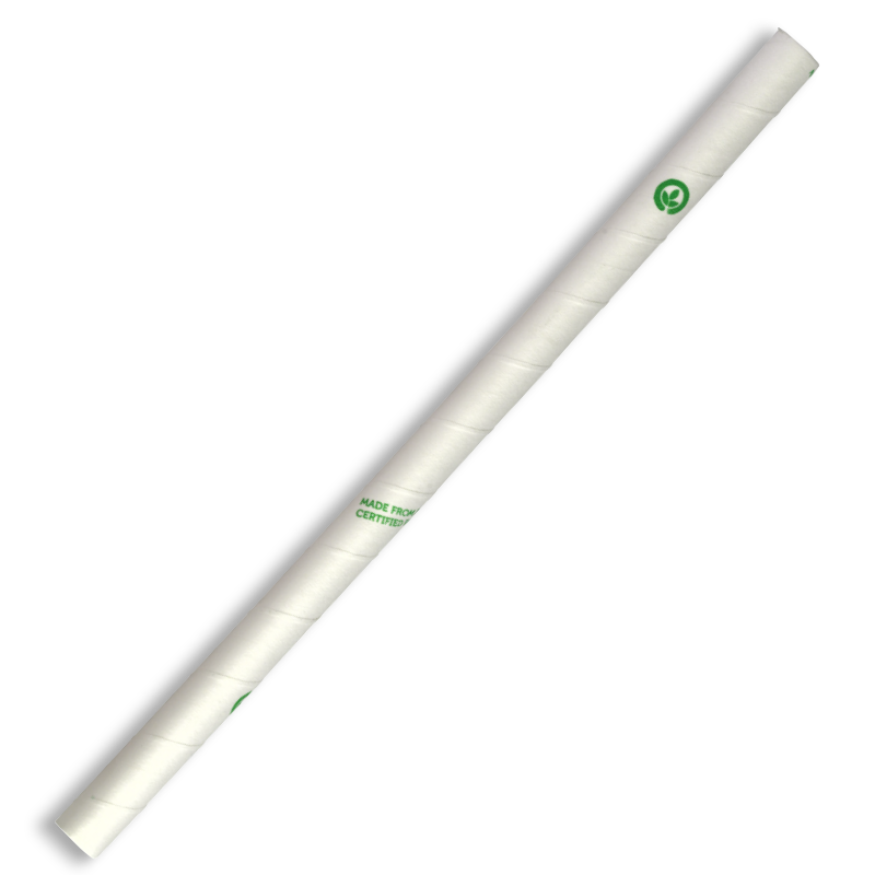 10mm Jumbo White BioStraw 1