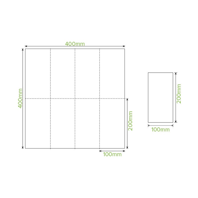 2-Ply 1/8 Fold Natural Quilted Dinner BioNapkin 2