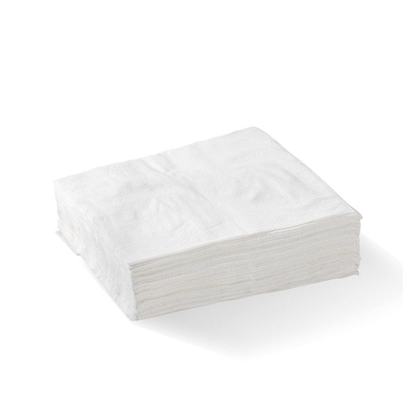 1-Ply 1/4 Fold White Lunch BioNapkin 1