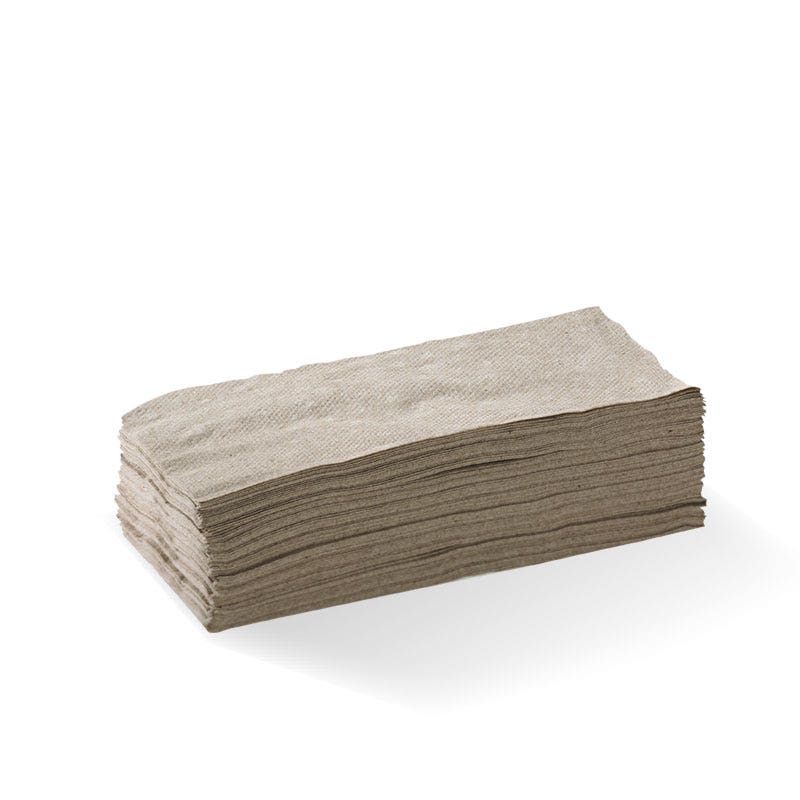 2-Ply 1/8 Fold Natural Lunch BioNapkin 1