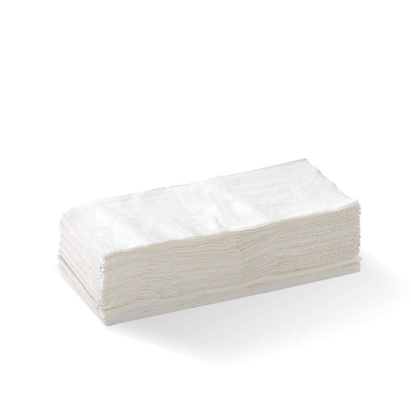 2-Ply 1/8 Fold White Lunch BioNapkin 1