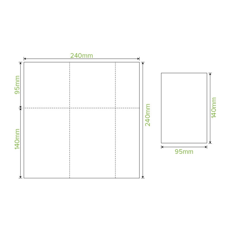 E-Fold Tall 1-Ply Natural Dispenser BioNapkin 2