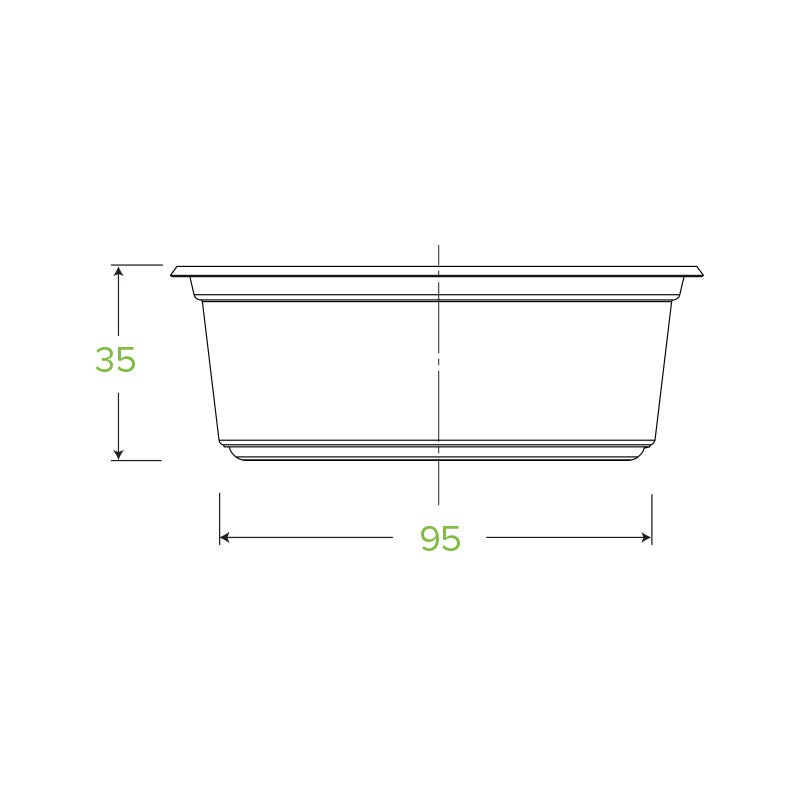 240ml Clear BioBowl 2