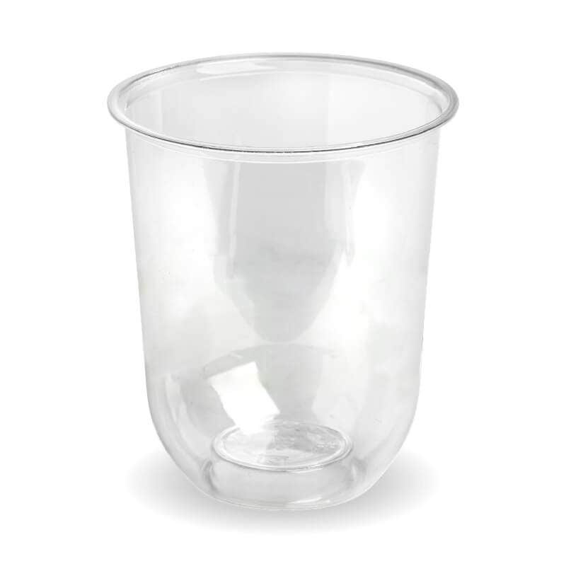 500ml Clear Unbranded Tumbler Biocup