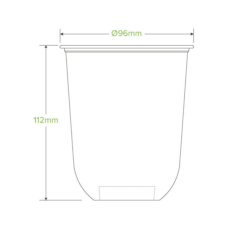 500ml Clear Tumbler BioCup 2
