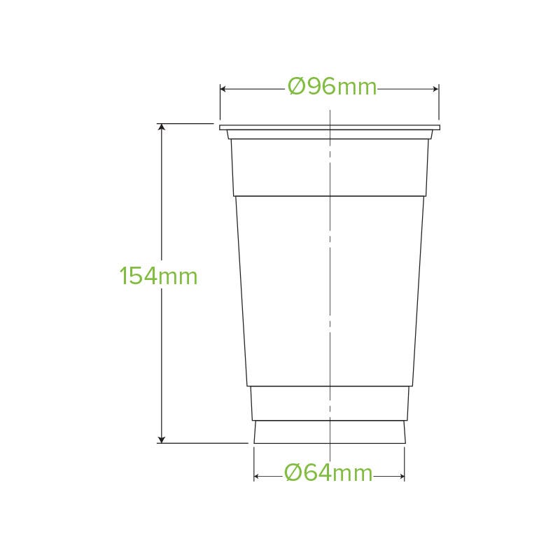 700ml Clear BioCup 2